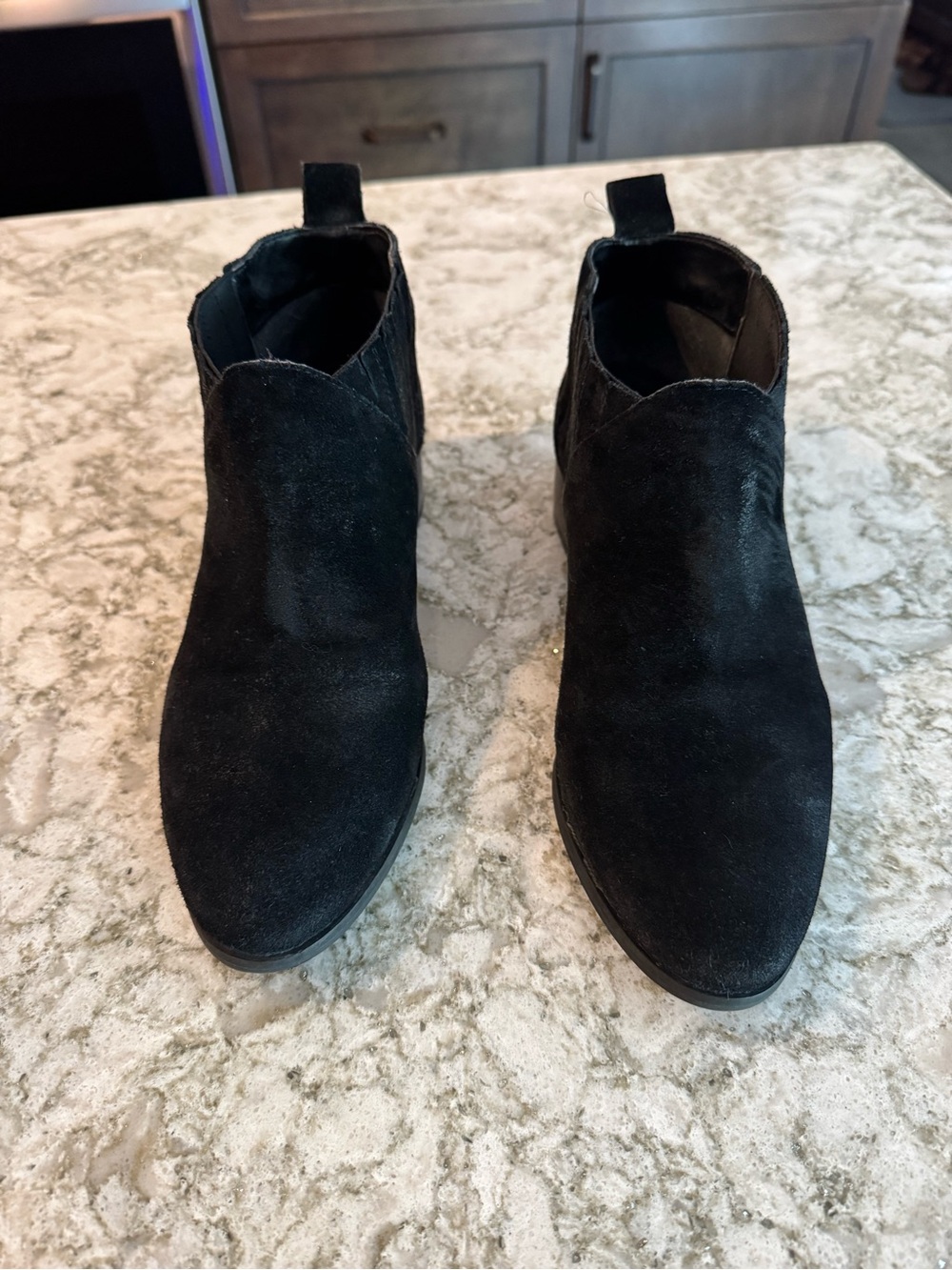 Coconuts by Matisse Black Suede Ankle Heeled Boots